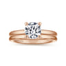 14K Rose Gold Matching Wedding Band
