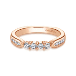 14K Rose Gold Matching Wedding Band