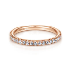 14K Rose Gold Matching Wedding Band