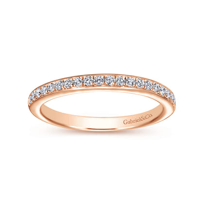 14K Rose Gold Matching Wedding Band