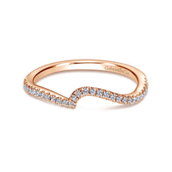 14K Rose Gold Matching Wedding Band