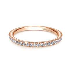14K Rose Gold Matching Wedding Band