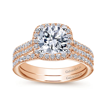 14K Rose Gold Matching Wedding Band