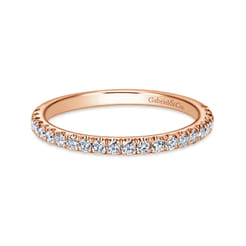 14K Rose Gold Matching Wedding Band