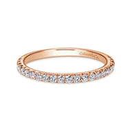 14K Rose Gold Matching Wedding Band