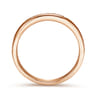 14K Rose Gold Matching Wedding Band - 0.22 ct