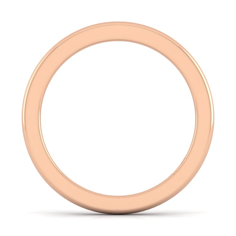 14K Rose Gold Matching Wedding Band - Shot 2