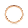 14K Rose Gold Matching Wedding Band - 0.2 ct