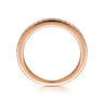 14K Rose Gold Matching Wedding Band - 0.18 ct