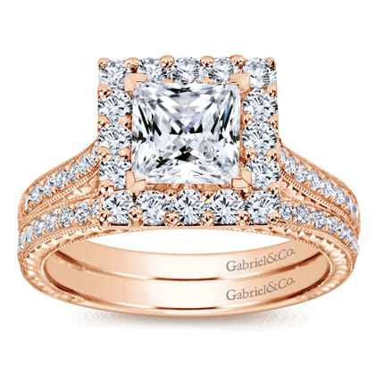 14K Rose Gold Matching Wedding Band
