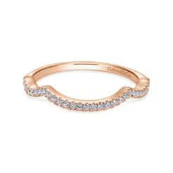 14K Rose Gold Matching Wedding Band