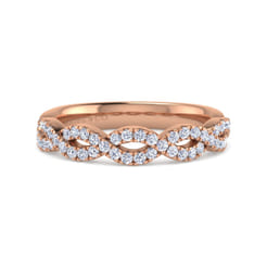 14K Rose Gold Matching Wedding Band