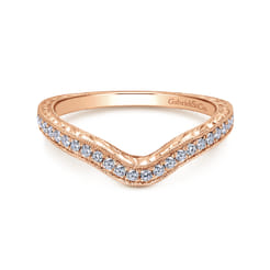14K Rose Gold Matching Wedding Band