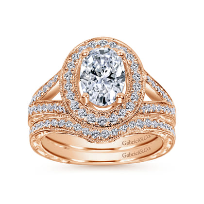 14K Rose Gold Matching Wedding Band