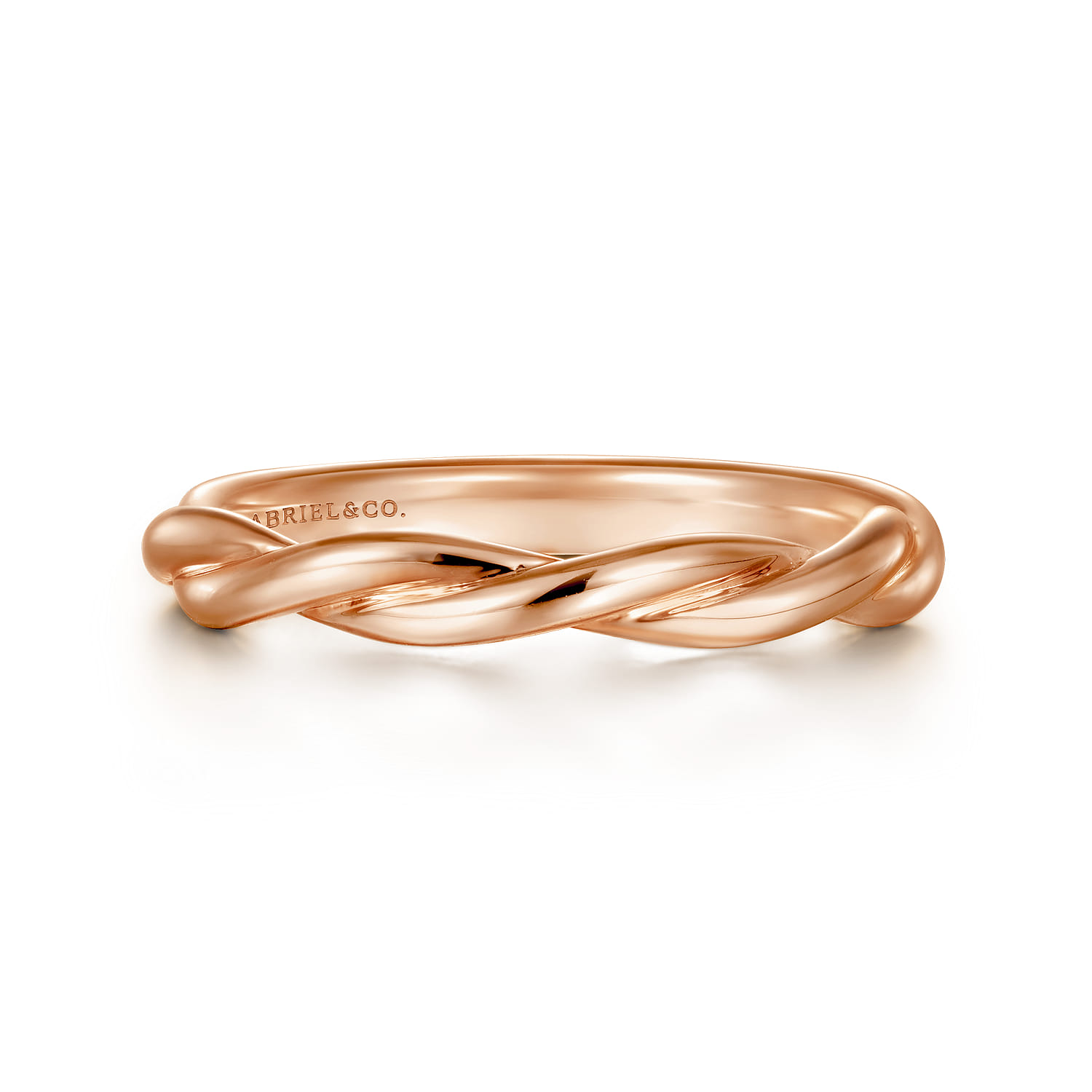 14K Rose Gold Matching Wedding Band - Shot 1