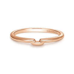 14K Rose Gold Matching Wedding Band