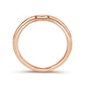 14K Rose Gold Matching Wedding Band