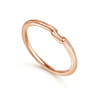 14K Rose Gold Matching Wedding Band