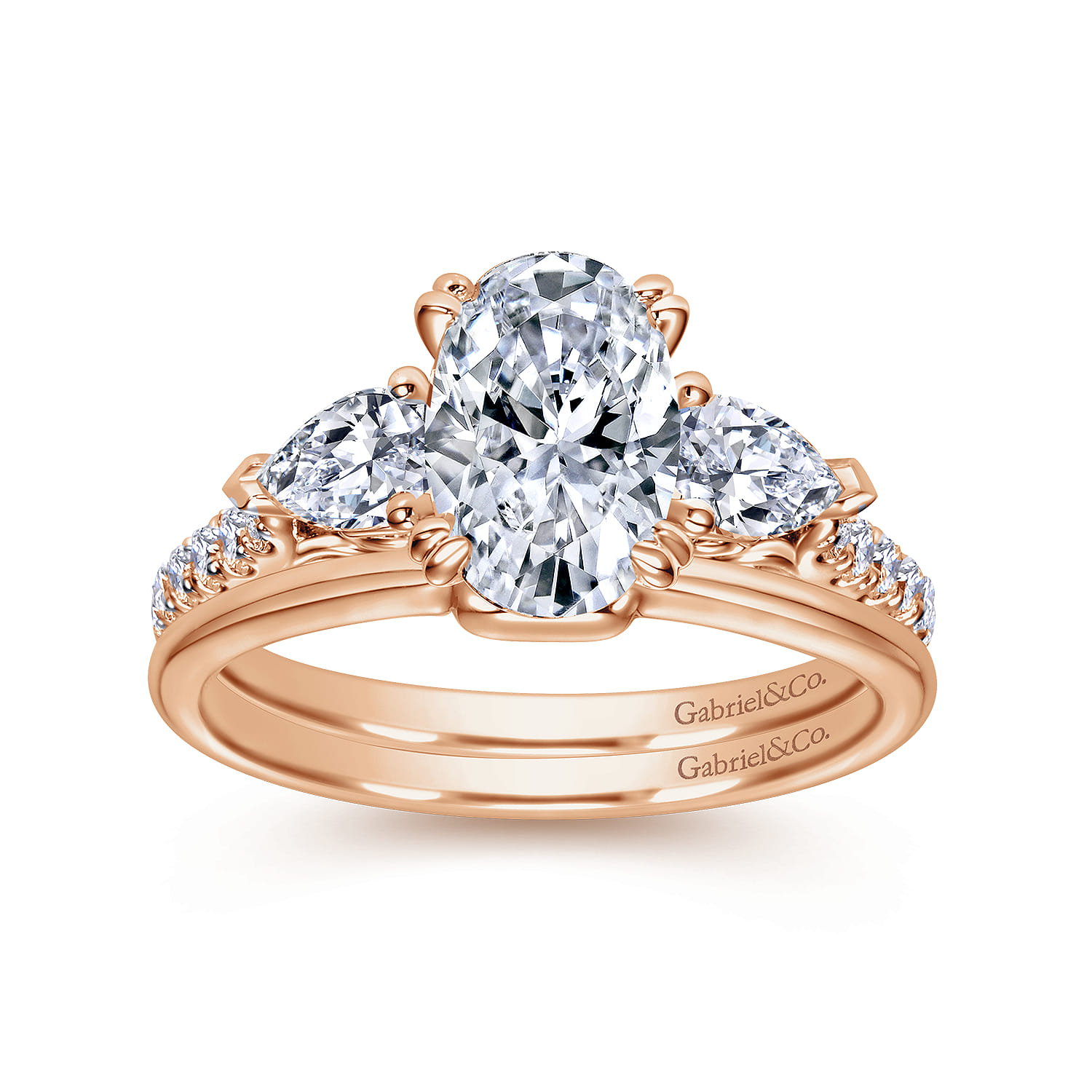 14K Rose Gold Matching Wedding Band - Shot 4