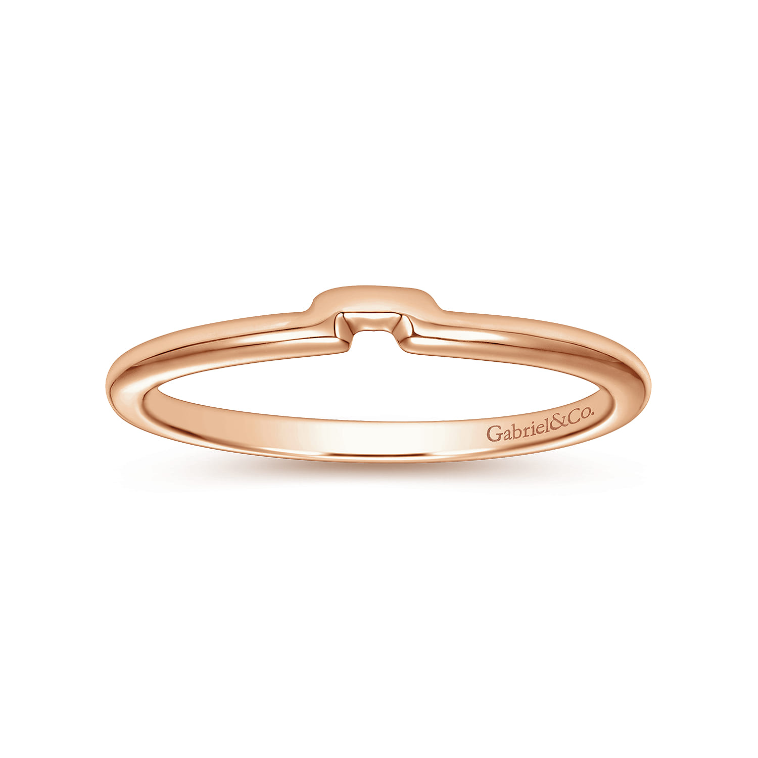 14K Rose Gold Matching Wedding Band - Shot 5