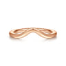 14K Rose Gold Matching Wedding Band