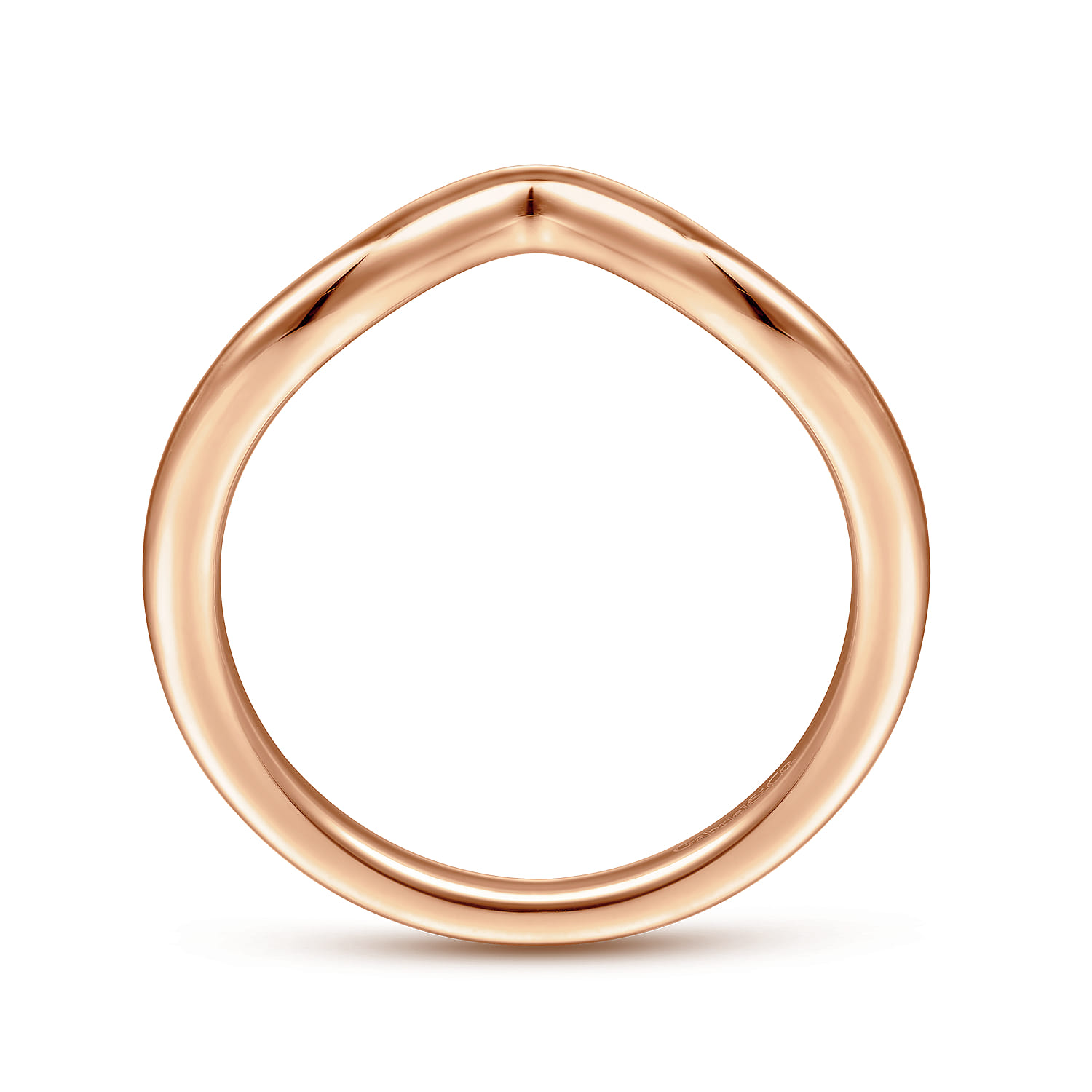 14K Rose Gold Matching Wedding Band - Shot 2