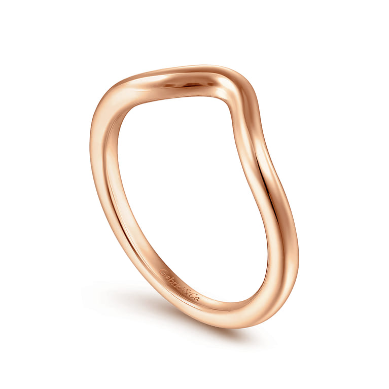 14K Rose Gold Matching Wedding Band - Shot 3