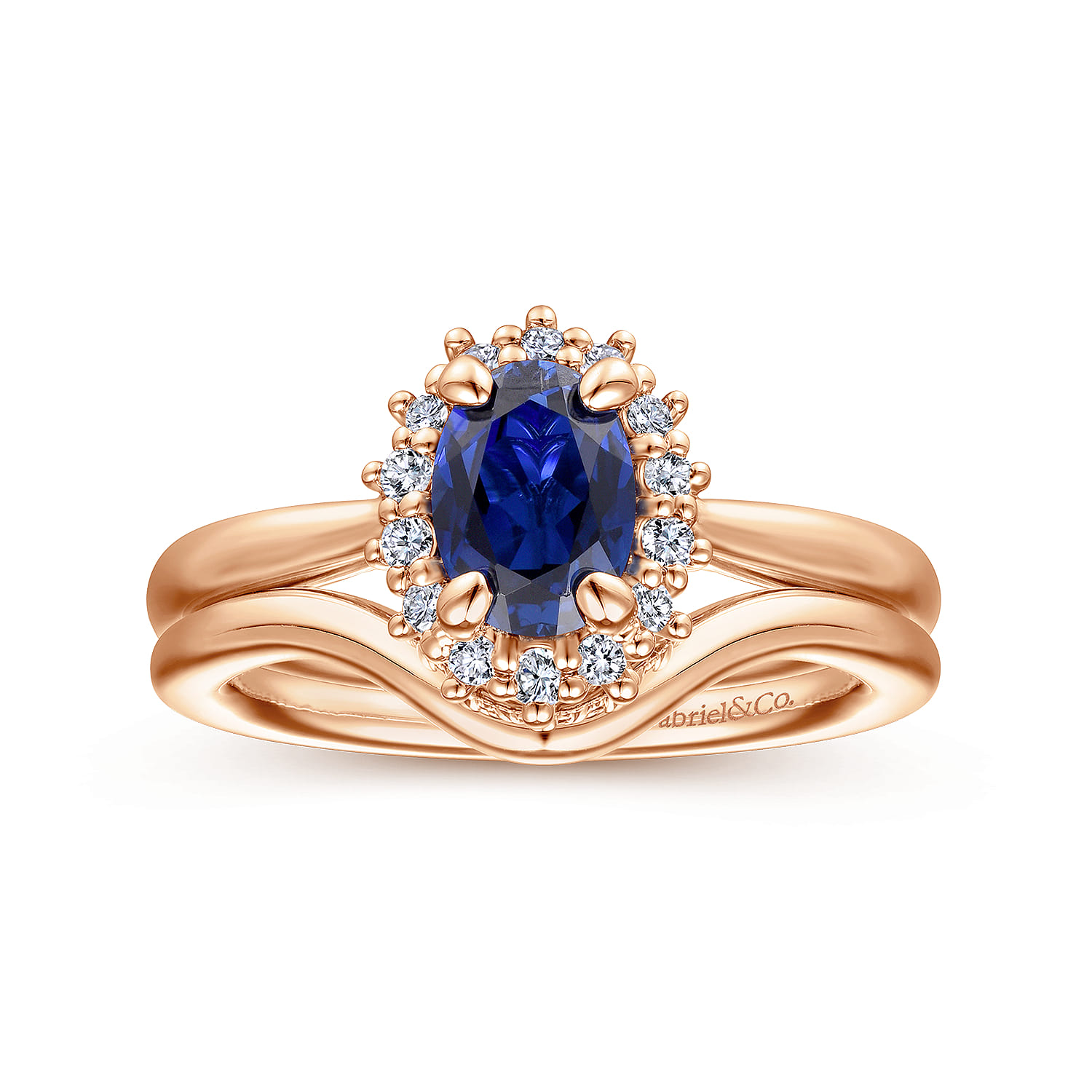 14K Rose Gold Matching Wedding Band - Shot 4