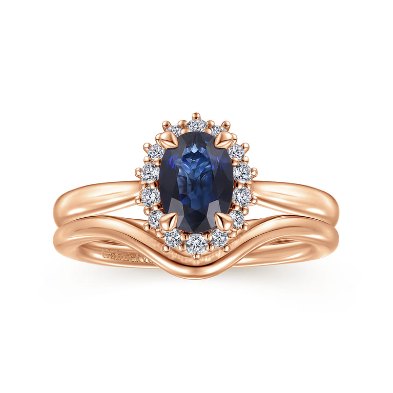 14K Rose Gold Matching Wedding Band - Shot 4