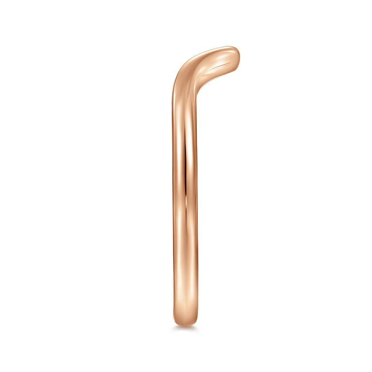 14K Rose Gold Matching Wedding Band - Shot 5