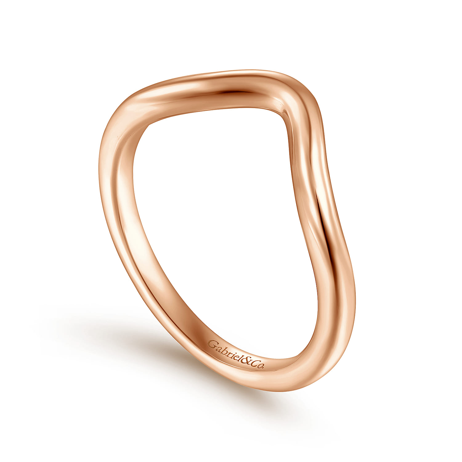 14K Rose Gold Matching Wedding Band - Shot 3