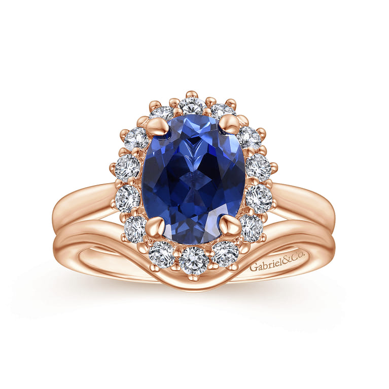 14K Rose Gold Matching Wedding Band - Shot 4