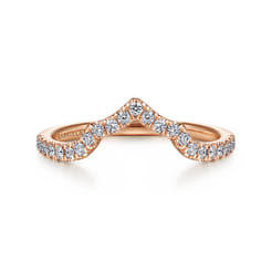 14K Rose Gold Matching Wedding Band
