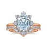 14K Rose Gold Matching Wedding Band - 0.22 ct
