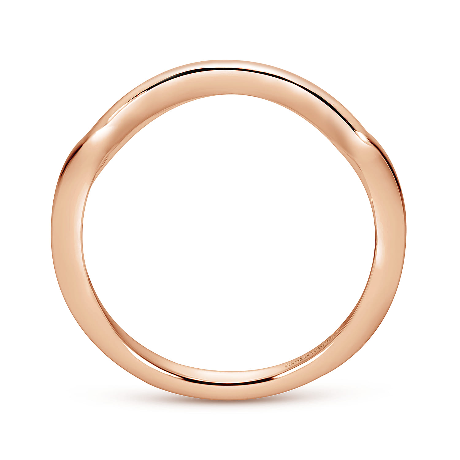 14K Rose Gold Matching Wedding Band - Shot 2