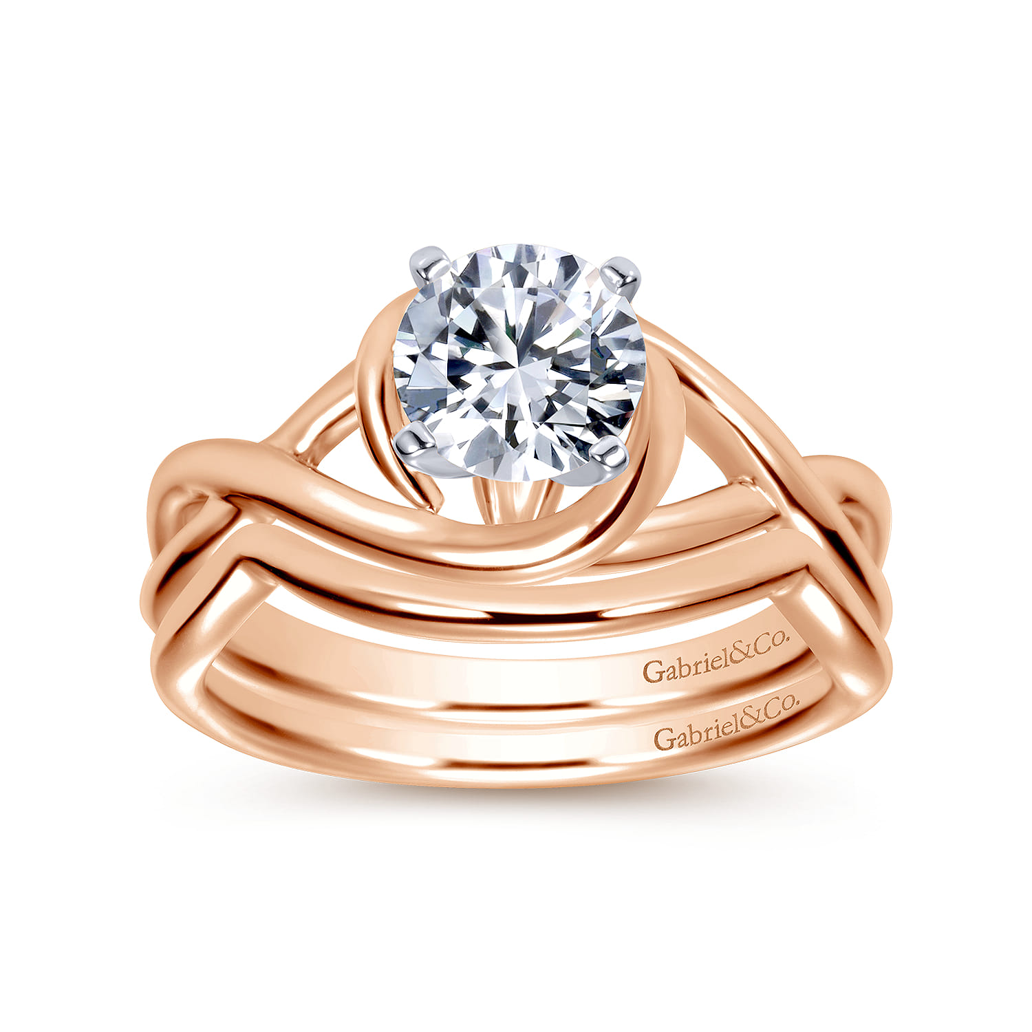 14K Rose Gold Matching Wedding Band - Shot 4
