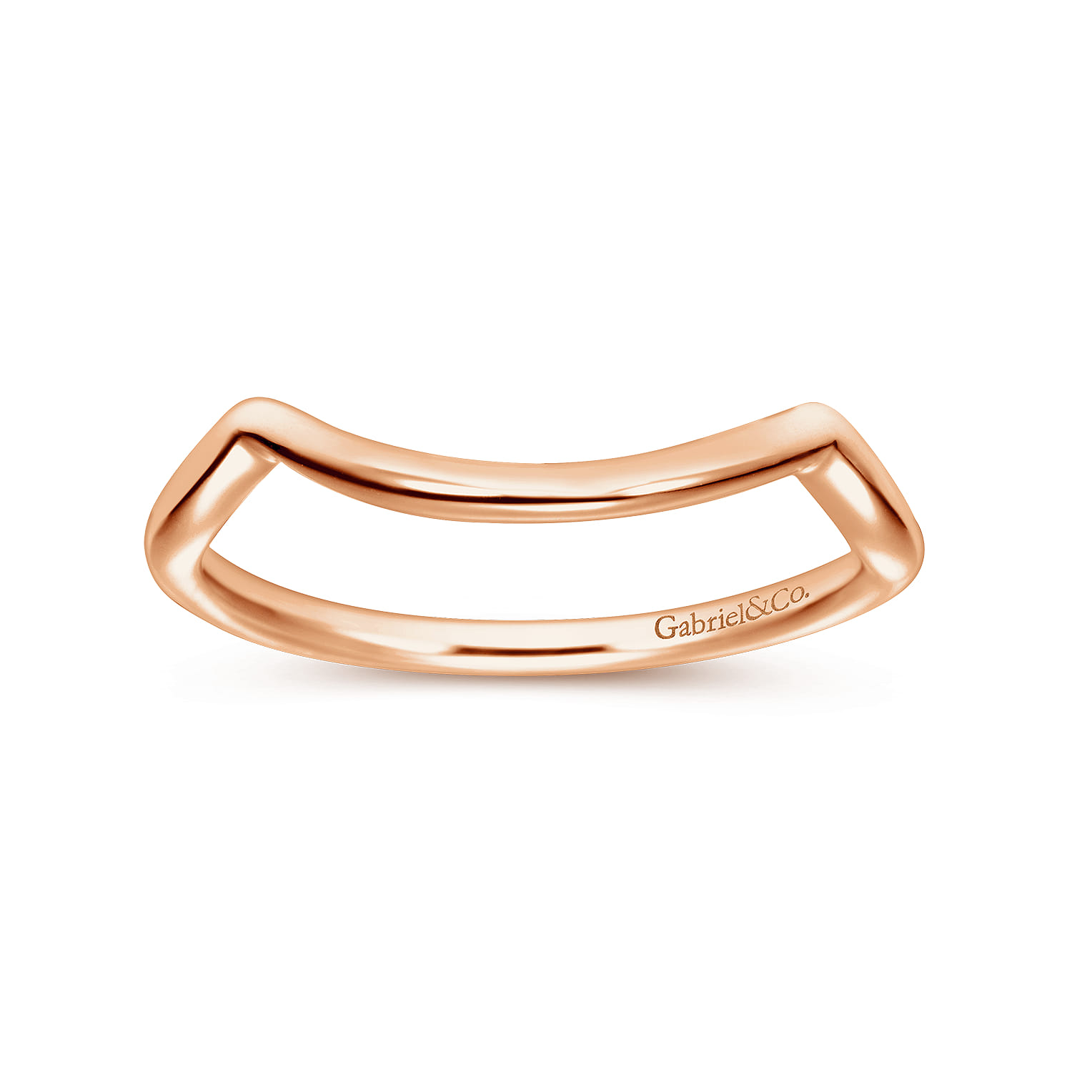 14K Rose Gold Matching Wedding Band - Shot 5
