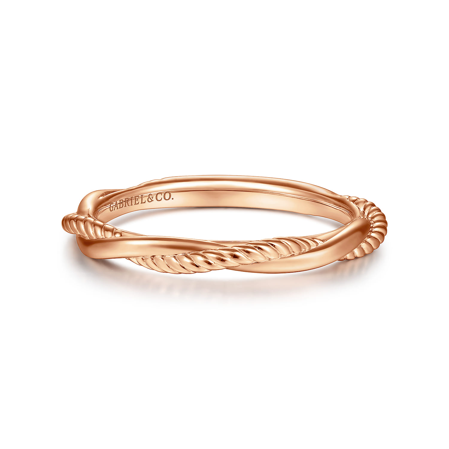 14K Rose Gold Matching Wedding Band - Shot 1