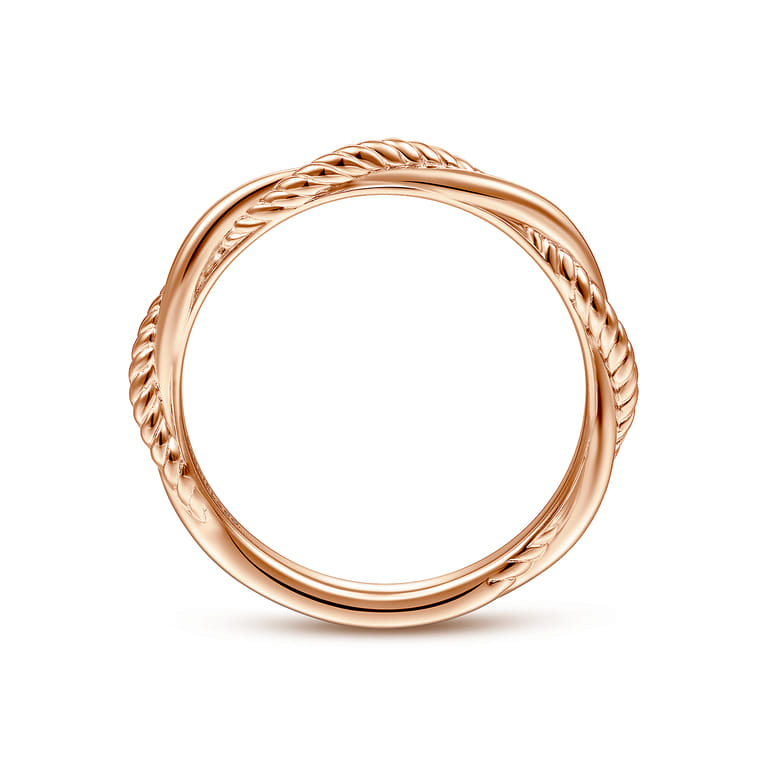14K Rose Gold Matching Wedding Band - Shot 2