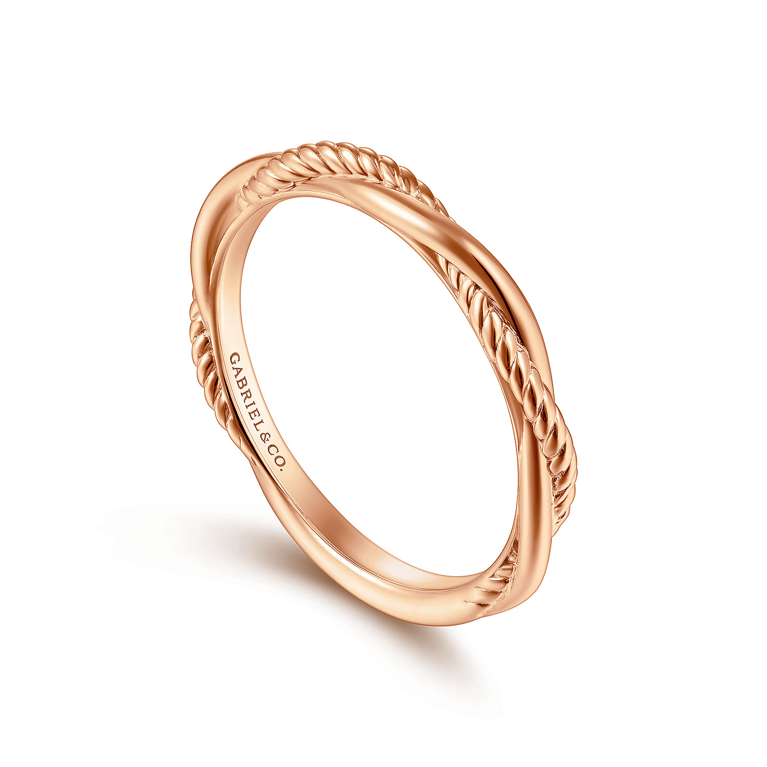 14K Rose Gold Matching Wedding Band - Shot 3