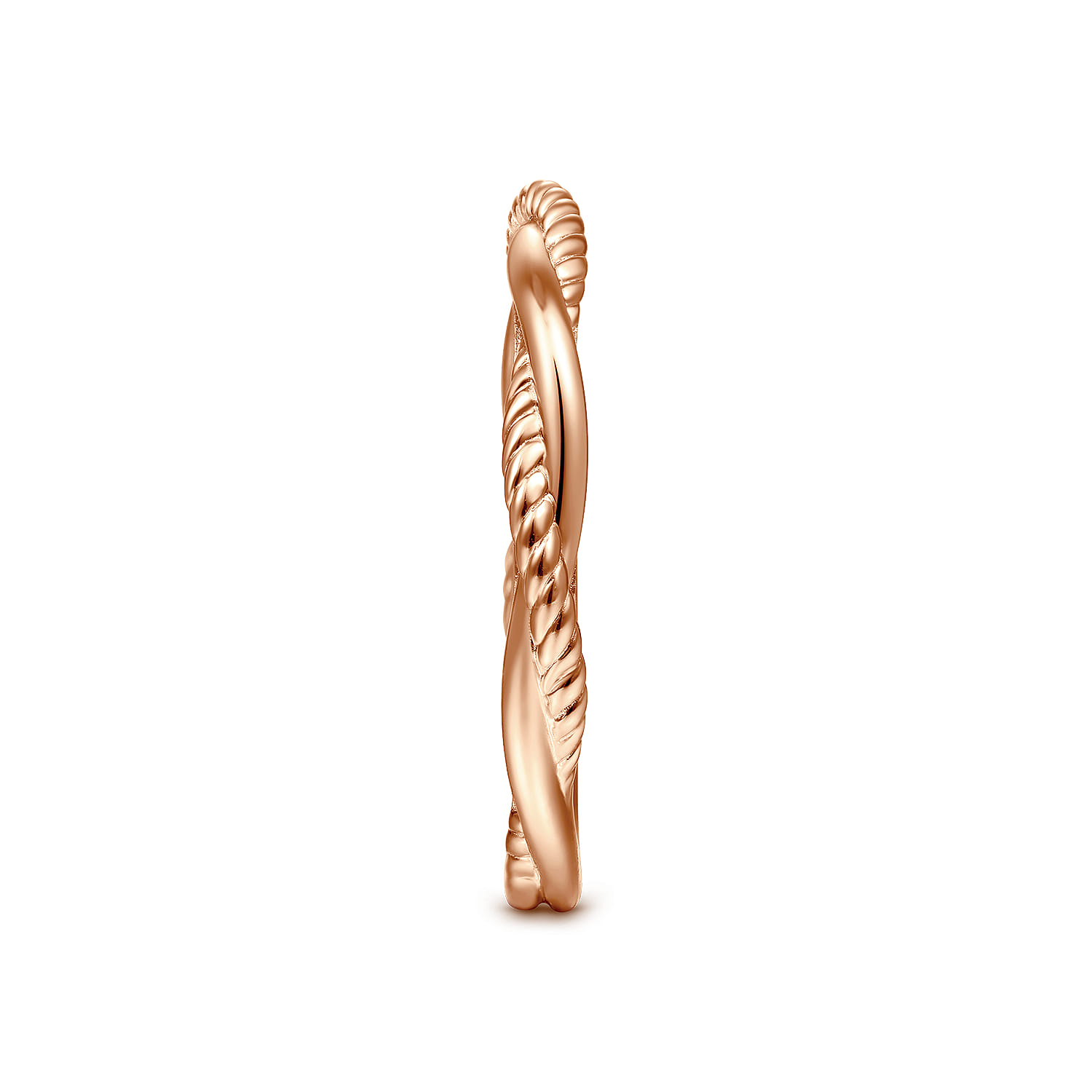 14K Rose Gold Matching Wedding Band - Shot 5