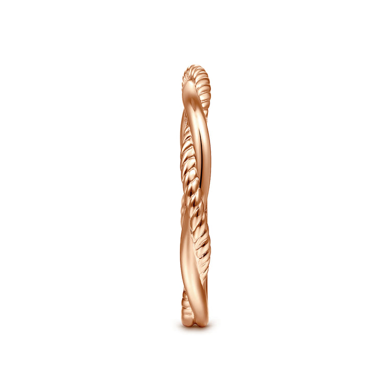 14K Rose Gold Matching Wedding Band - Shot 5