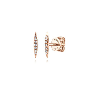 14K-Rose-Gold-Spiked-Diamond-Stud-Earrings1
