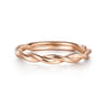 14K Rose Gold Wedding Band
