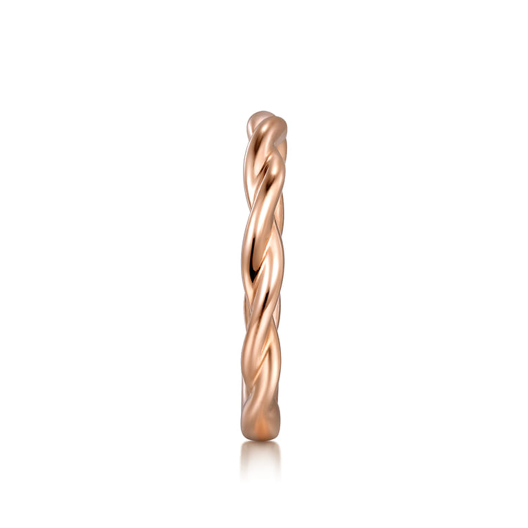 14K Rose Gold Wedding Band - Shot 5