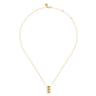 14K White And Yellow Gold Diamond Clover Slider Pendant Necklace - 0.04 ct
