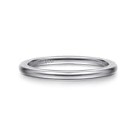 14K White Gold 1.5mm Mini Spacer Band