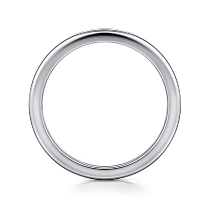 14K White Gold 1.5mm Mini Spacer Band