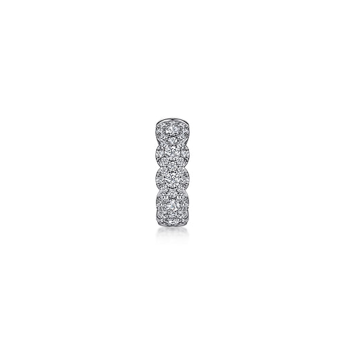 14K White Gold 13mm Diamond Earcuff Earring - 0.3 ct - Shot 2