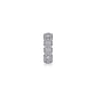 14K White Gold 13mm Diamond Earcuff Earring - 0.3 ct